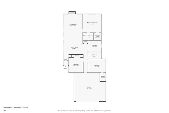 1909 Chelsea Ct in Rosenberg, TX - Foto de edificio - Building Photo