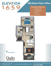 Elevation 1659 in Milwaukee, WI - Foto de edificio - Floor Plan
