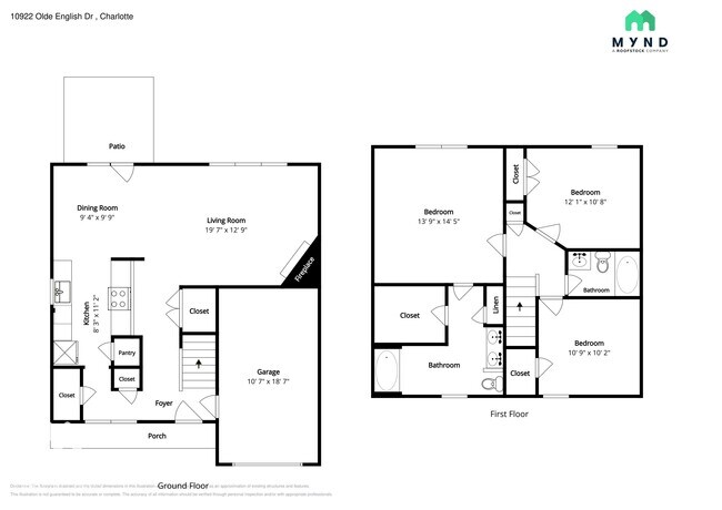 10922 Olde English Dr in Charlotte, NC - Foto de edificio - Building Photo