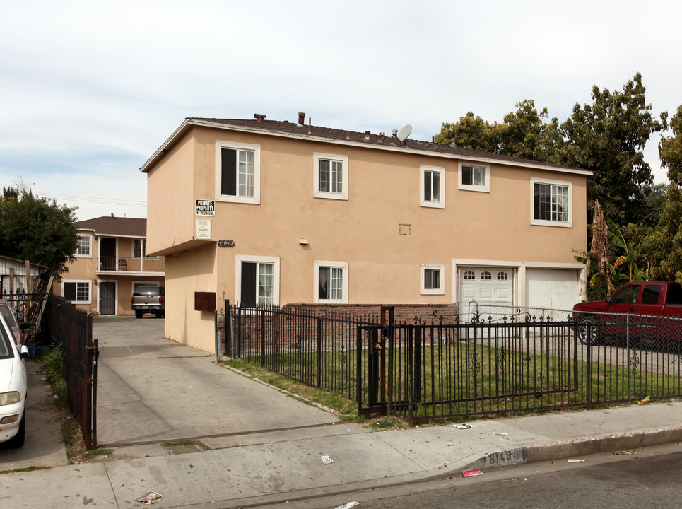 6143 Woodlawn Ave in Maywood, CA - Foto de edificio