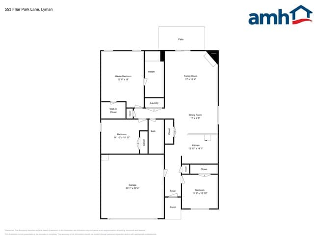 553 Friar Park Ln in Lyman, SC - Foto de edificio - Building Photo