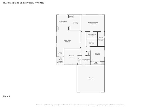 11738 Magliana St in Las Vegas, NV - Foto de edificio - Building Photo