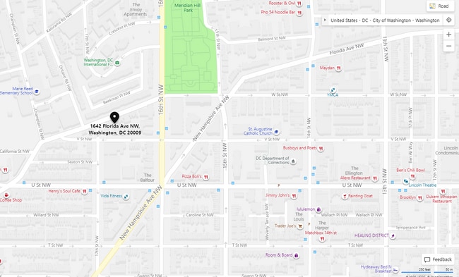 property at 1642 Florida Ave NW