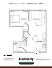 Kennedy Lofts in Brockton, MA - Building Photo - Floor Plan