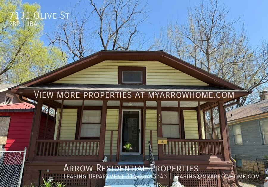 7131 Olive St in Kansas City, MO - Foto de edificio