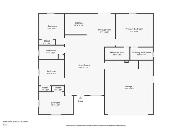 529 Basil Ct in Kissimmee, FL - Foto de edificio - Building Photo