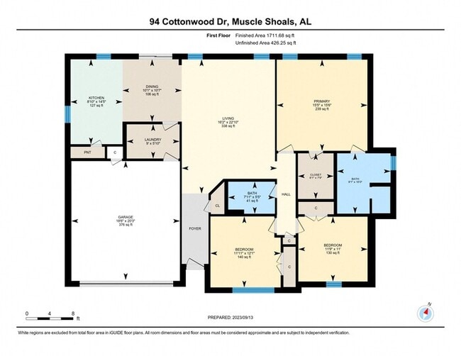 94 Cottonwood Dr in Muscle Shoals, AL - Building Photo - Building Photo