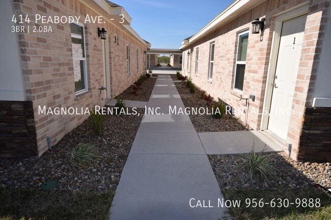 414 Peabody Ave, Unit 3 in Edinburg, TX - Foto de edificio - Building Photo