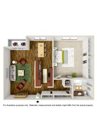 1BR/1BA - White Oak Terrace Apartments in Los Angeles, California