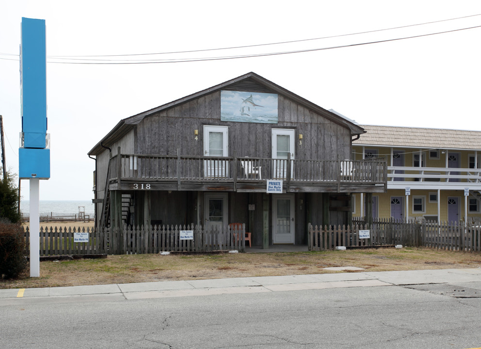 Blue Marlin Apartments & Cottages in Kure Beach, NC - Building Photo