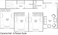 Anthony Caneris Hall in Philadelphia, PA - Foto de edificio - Floor Plan