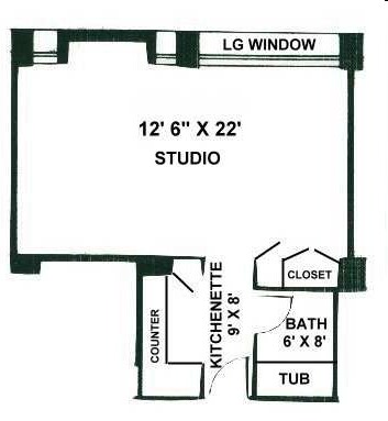 Longwood Galleria Apartments in Boston, MA - Foto de edificio - Floor Plan
