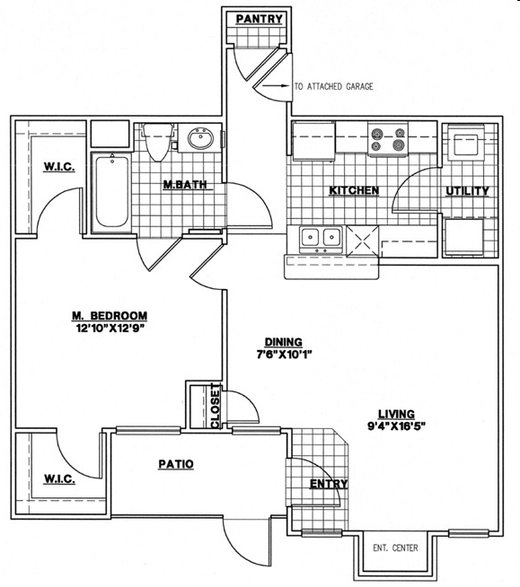 Cottonwood Ridgeview in Plano, TX - Building Photo - Floor Plan