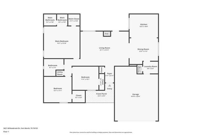 3621 Willowbrook Dr in Fort Worth, TX - Foto de edificio - Building Photo