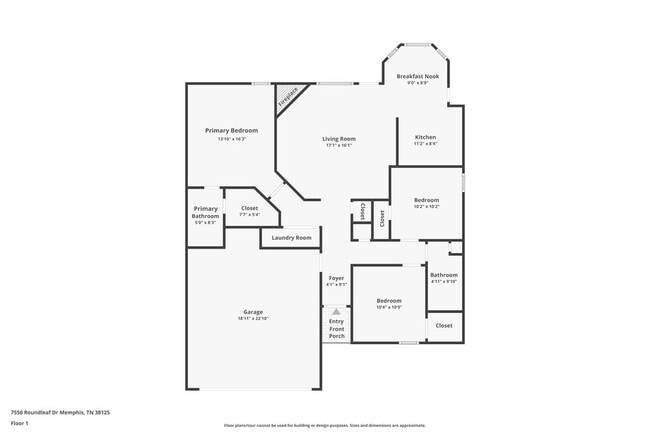 7550 Roundleaf Dr in Memphis, TN - Foto de edificio - Building Photo