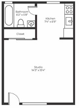 Mountain View Apartments in Fallsburg, NY - Foto de edificio - Floor Plan