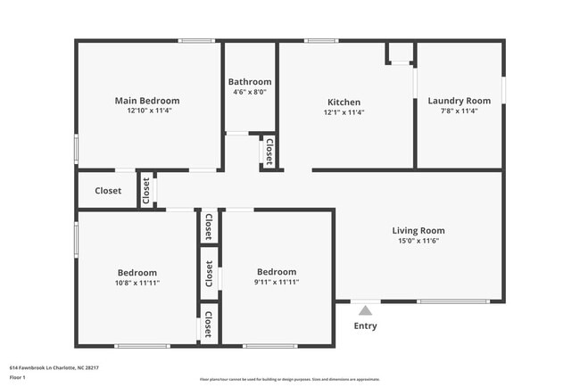 614 Fawnbrook Ln in Charlotte, NC - Foto de edificio - Building Photo