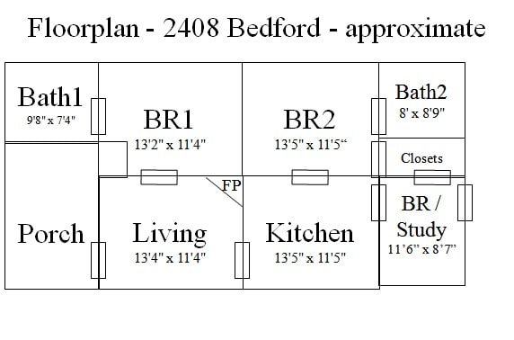 2408 Bedford Ave in Raleigh, NC - Foto de edificio - Building Photo