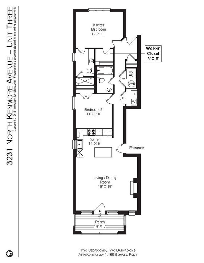 3231 N Kenmore Ave, Unit 3 in Chicago, IL - Building Photo - Building Photo