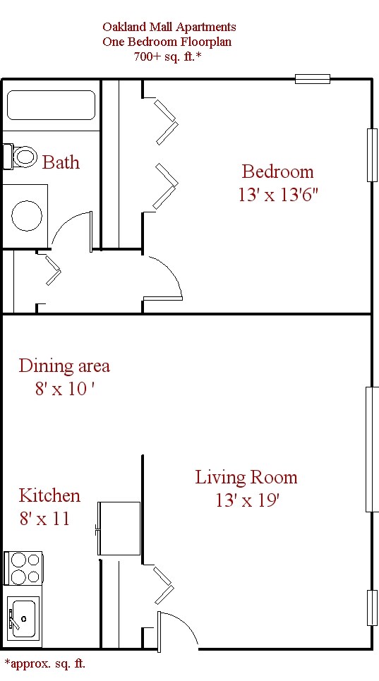 Oakland Mall Apartments in Madison Heights, MI