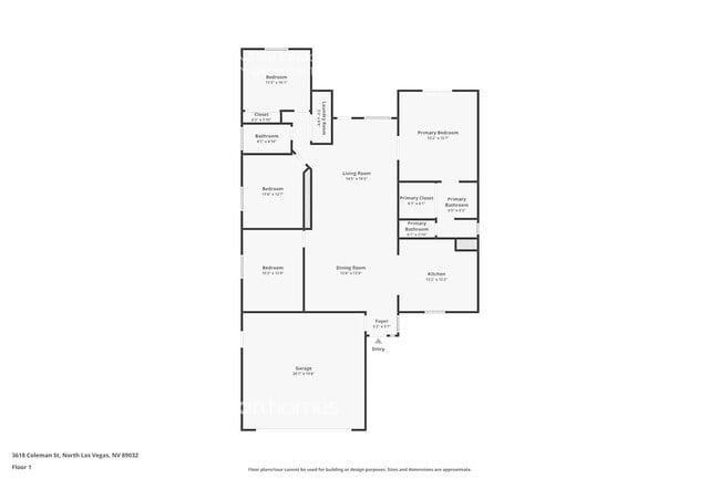 3618 Coleman St in North Las Vegas, NV - Foto de edificio - Building Photo