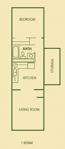 Marion Park Apartments in Marion, IL - Foto de edificio - Floor Plan