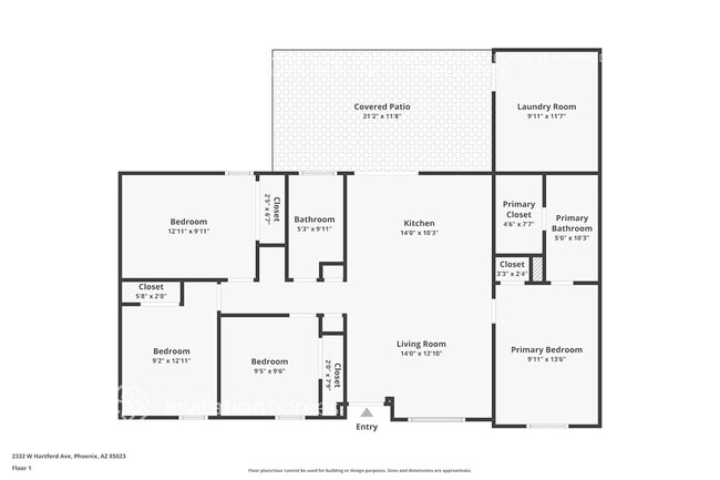 2332 W Hartford Ave in Phoenix, AZ - Foto de edificio - Building Photo