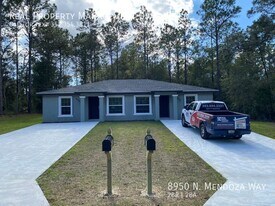 8950 N Mendoza Way in Citrus Springs, FL - Building Photo