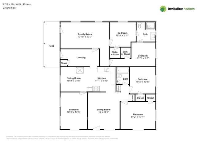 4126 N Mitchell St in Phoenix, AZ - Foto de edificio - Building Photo