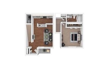 Cortland Woodlands in Marietta, GA - Foto de edificio - Floor Plan