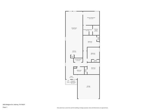 2053 Belgian Dr in Aubrey, TX - Foto de edificio - Building Photo