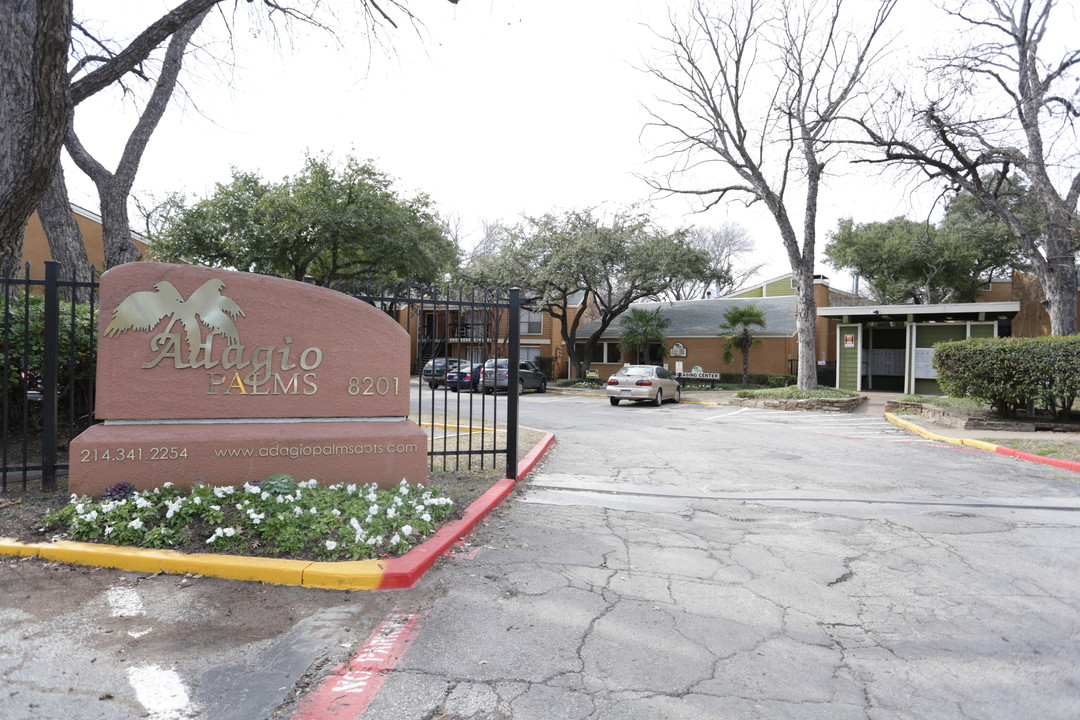 Adagio Palms in Dallas, TX - Foto de edificio