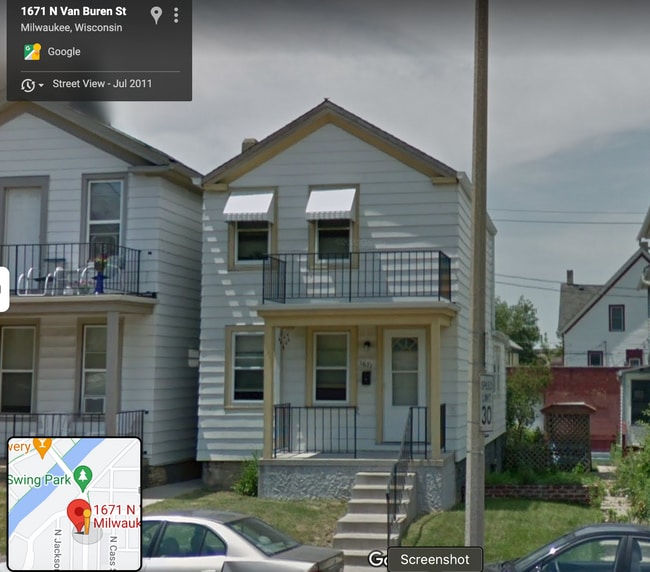 property at 1671 N Van Buren St