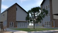 Cottage Pod Exterior - EPOCH Clemson - Luxury Student Living Apartments in Seneca, South Carolina