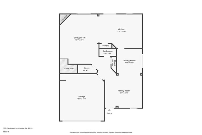 529 Crestmont Ln in Canton, GA - Foto de edificio - Building Photo