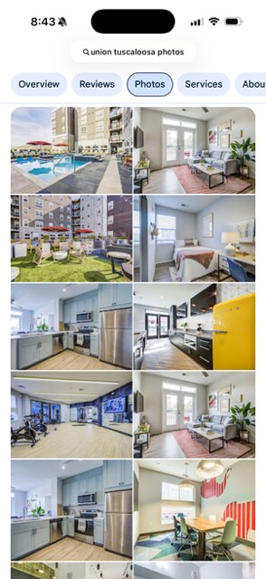 1214 Paul W Bryant Dr, Unit 1 Bedroom Penthouse Unit with Balcony in Tuscaloosa, AL - Foto de edificio