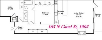 165 N Canal St, Unit 1005 in Chicago, IL - Building Photo