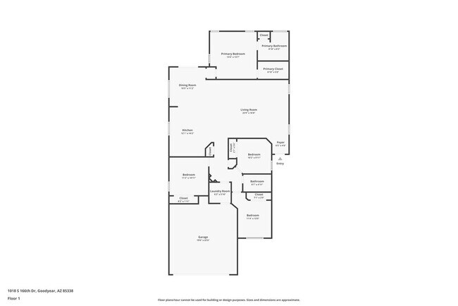 1018 S 166th Dr in Goodyear, AZ - Building Photo - Building Photo
