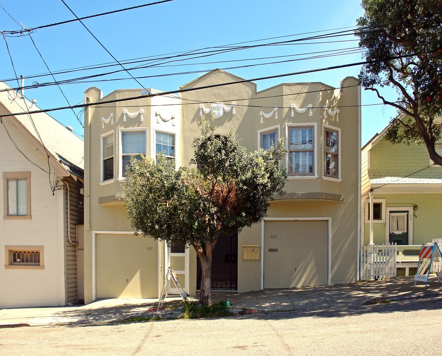 431-433 Hoffman Ave in San Francisco, CA - Foto de edificio