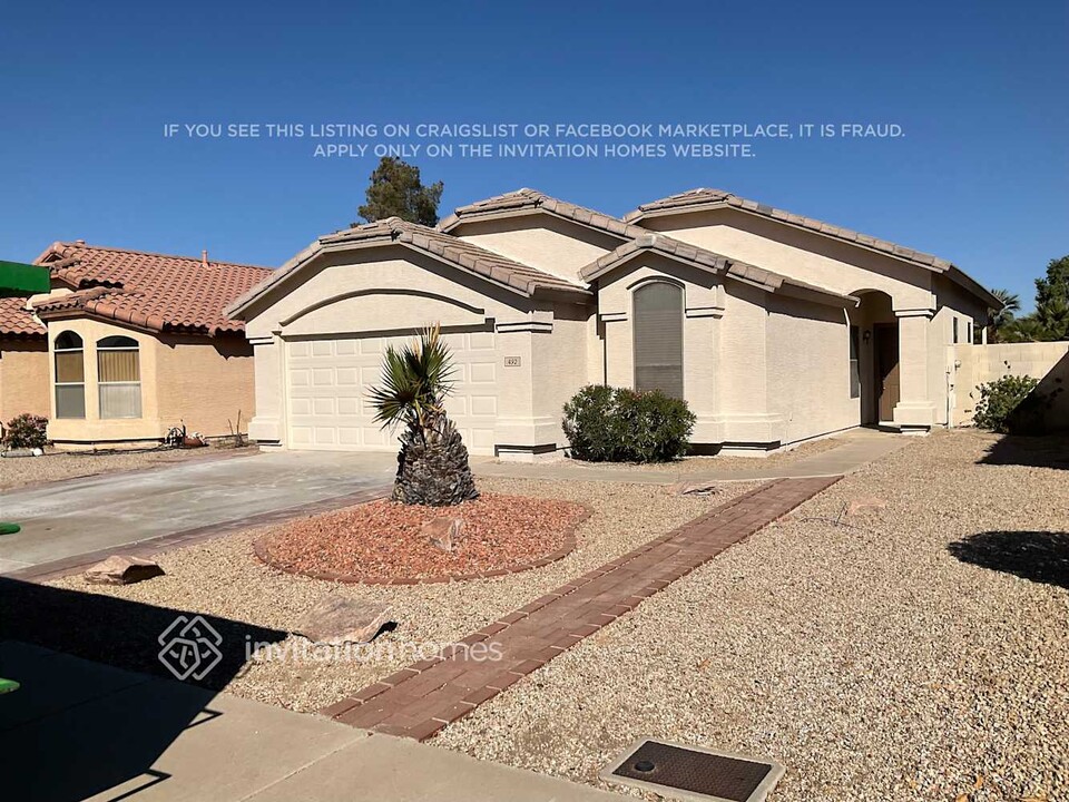 492 E Cathy Dr in Gilbert, AZ - Building Photo