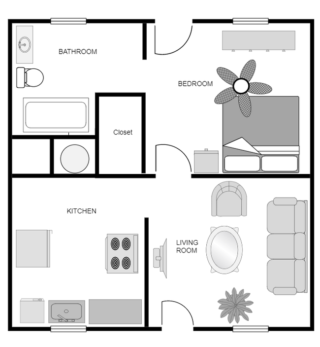 Whitehaven Oaks Apartments in Memphis, TN - Building Photo - Floor Plan