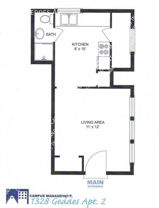 1328 Geddes Ave in Ann Arbor, MI - Building Photo