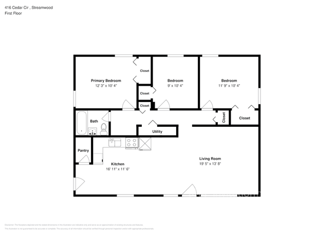 416 Cedar Cir in Streamwood, IL - Building Photo - Building Photo