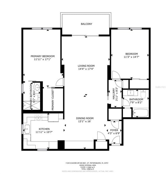 1120 N Shore Dr NE, Unit 501 in St. Petersburg, FL - Foto de edificio - Building Photo