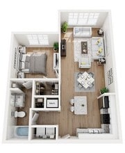 Exchange at Blair Stone in Tallahassee, FL - Foto de edificio - Floor Plan