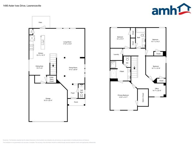 1490 Aster Ives Dr in Lawrenceville, GA - Foto de edificio - Building Photo