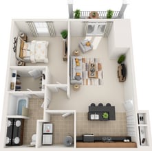 Southern Pine in Virginia Beach, VA - Foto de edificio - Floor Plan