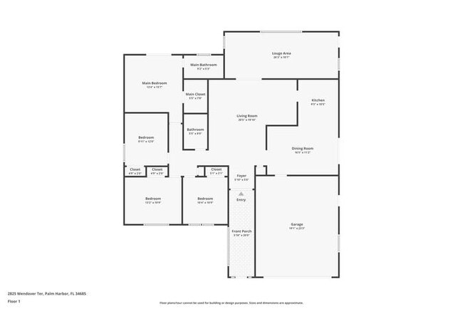 2825 Wendover Terrace in Palm Harbor, FL - Building Photo - Building Photo