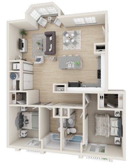 District at Midtown in Tyler, TX - Building Photo - Floor Plan