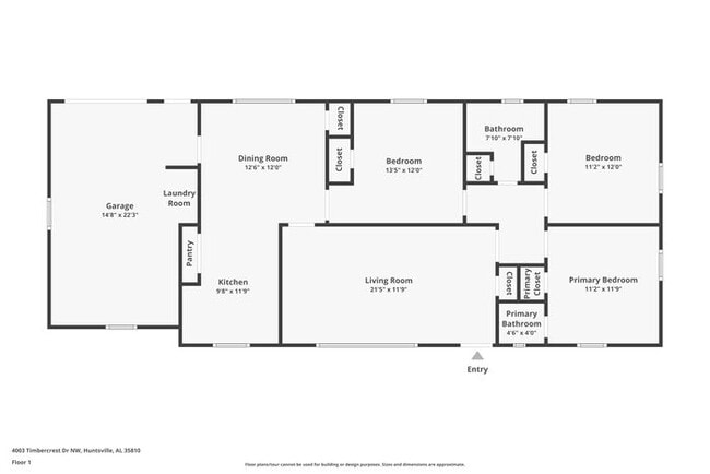 4003 Timbercrest Dr NW in Huntsville, AL - Building Photo - Building Photo